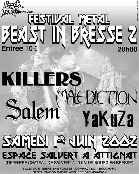 affiche killers beast in bresse