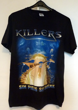 six pieds sur scène killers nouveau live tee shirt