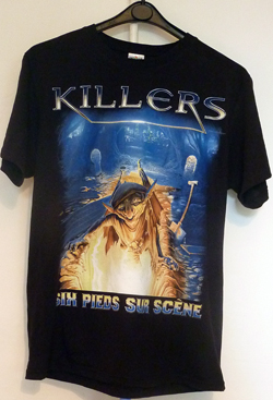 six pieds sur scène killers nouveau live tee shirt